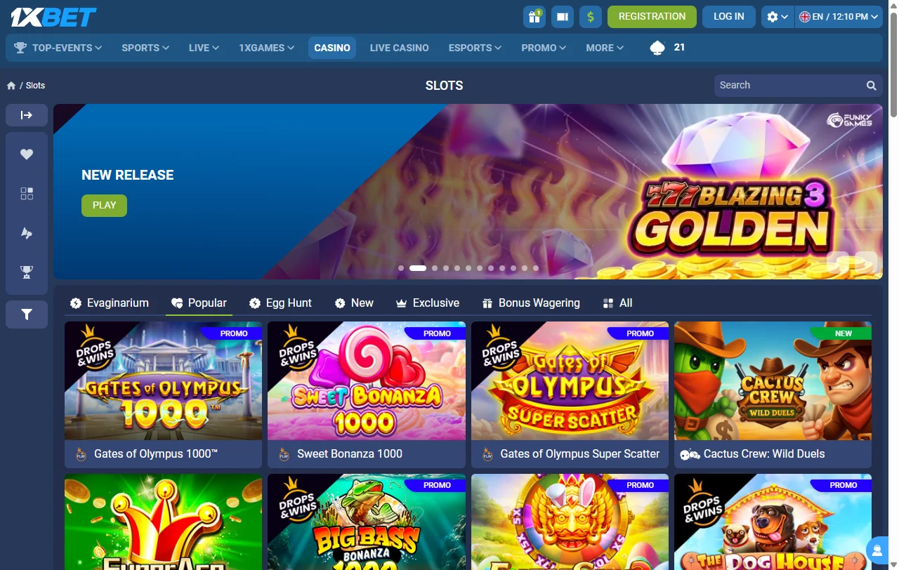 1xBet Casino juegos, slots y casino en vivo