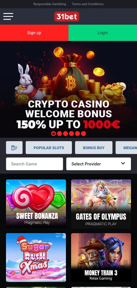 31bet Casino depósitos, retiros y métodos de pago