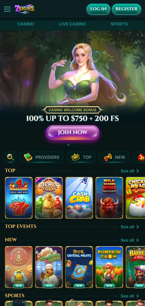 Experiencia móvil optimizada de 7Signs Casino para Perú