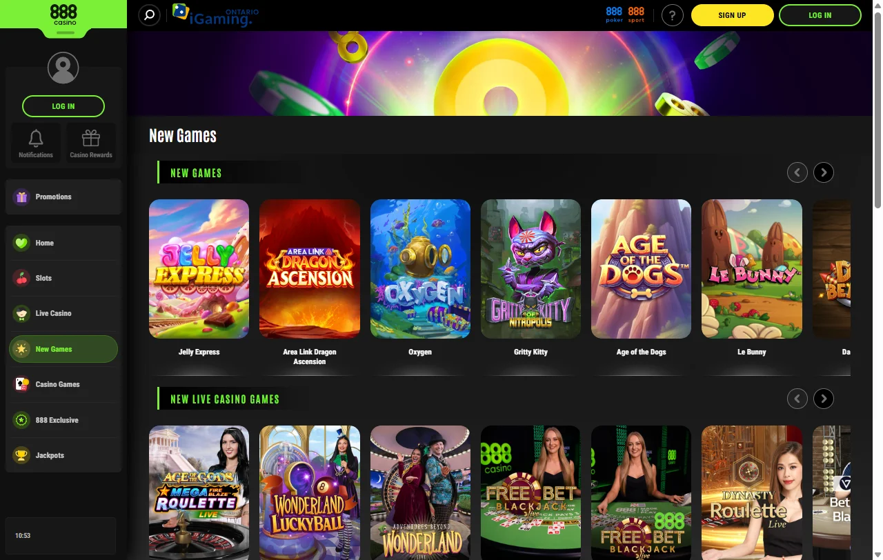 888 Casino juegos y slots con catálogo amplio y proveedores reconocidos
