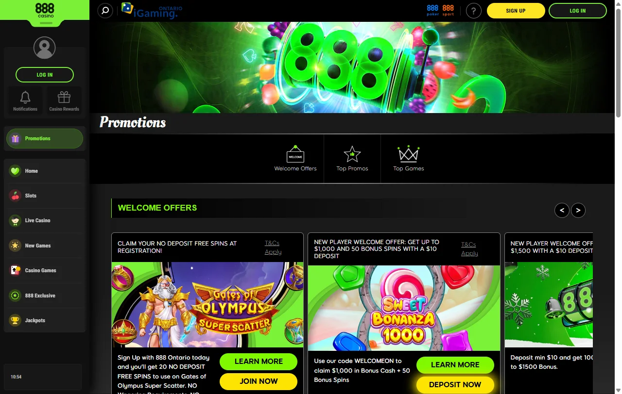 888 Casino bonos y promociones de bienvenida para nuevos usuarios