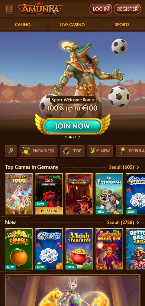 AmunRa Casino acceso móvil optimizado para smartphones en Perú