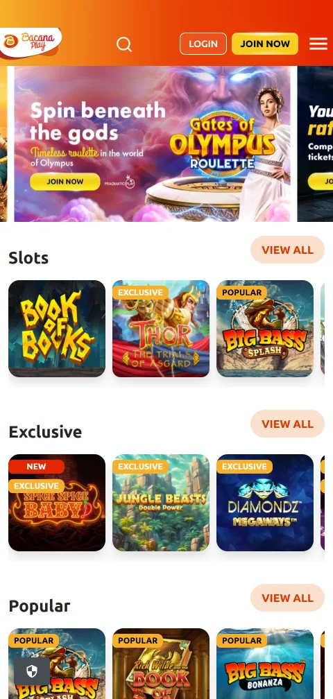 Bacana Play Casino experiencia móvil con acceso desde iOS y Android