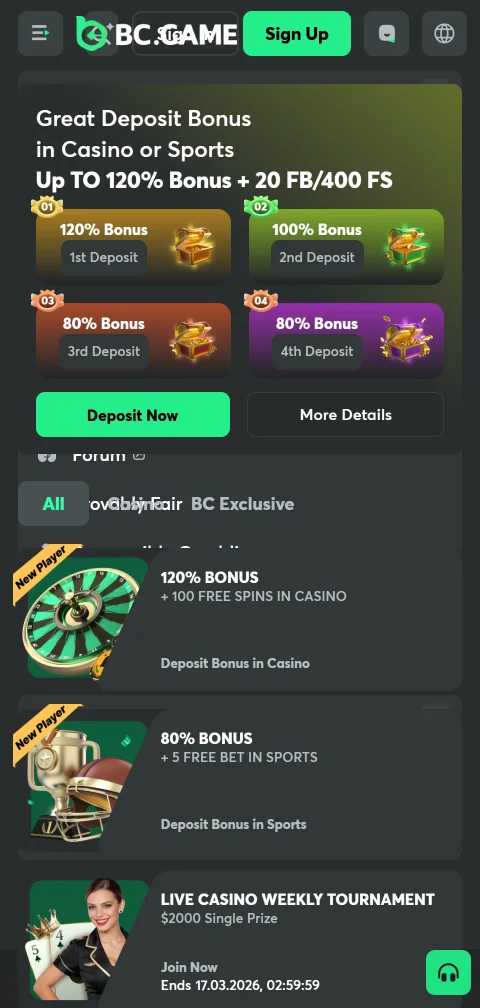 BC Game Casino depósitos, retiros y opciones de pago