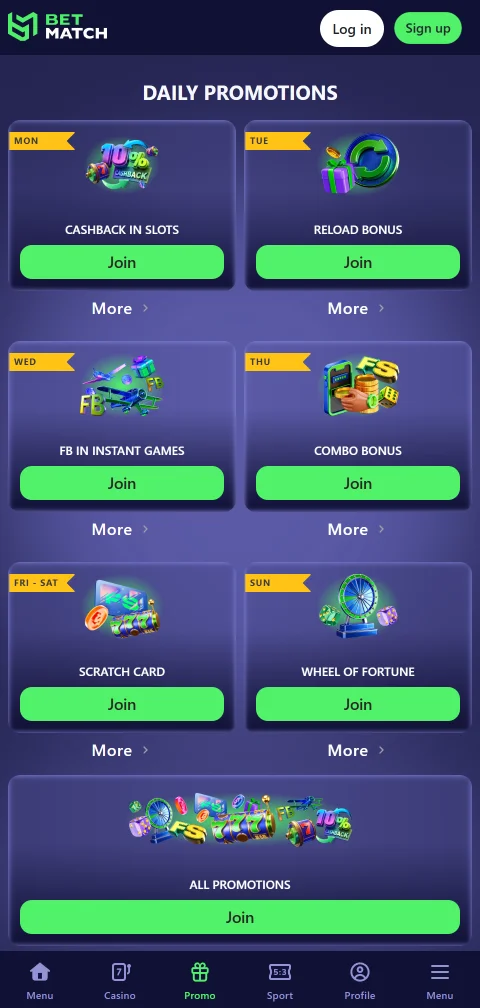 Métodos de pago y retiros disponibles en Betmatch Casino