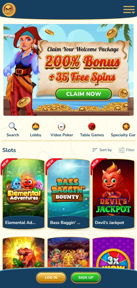 Captain Jack Casino depósitos retiros y métodos de pago