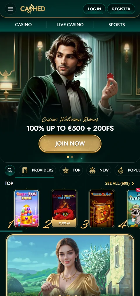 Cashed Casino experiencia móvil para jugar desde Perú