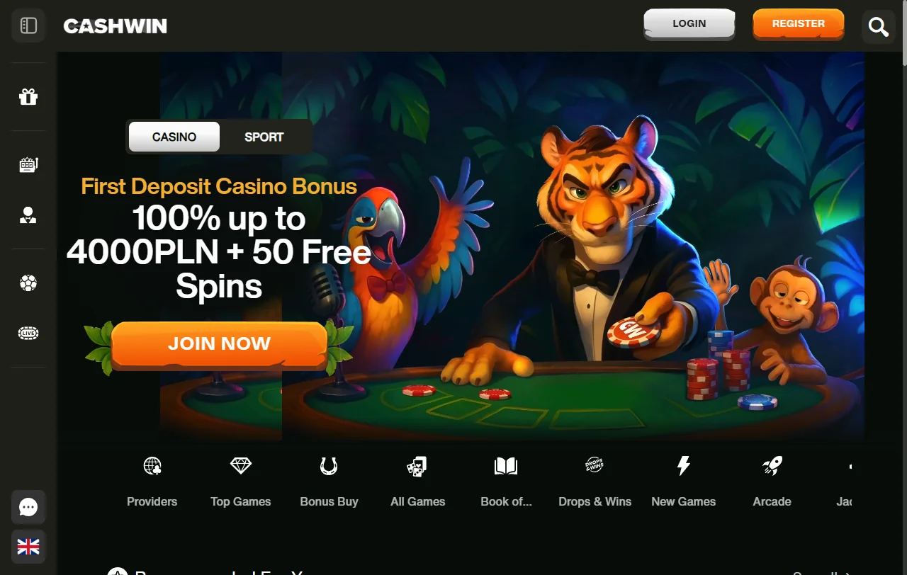 CashWin Casino análisis completo con foco en pagos y juegos