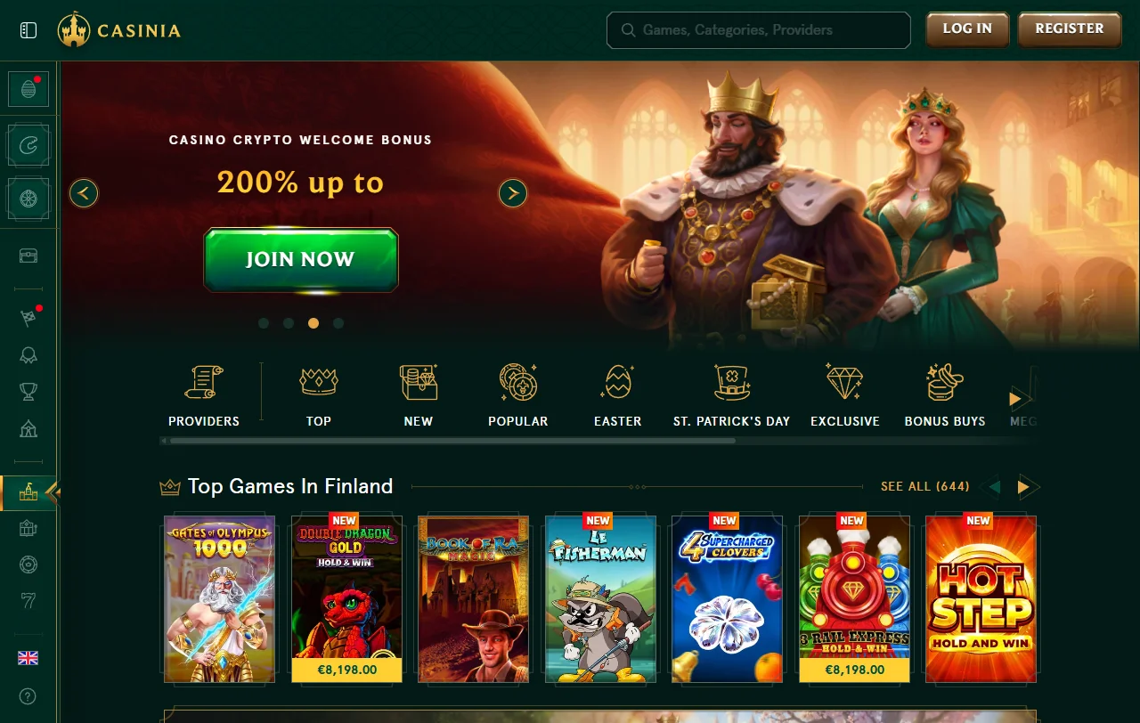 Casinia Casino análisis general para jugadores de Perú