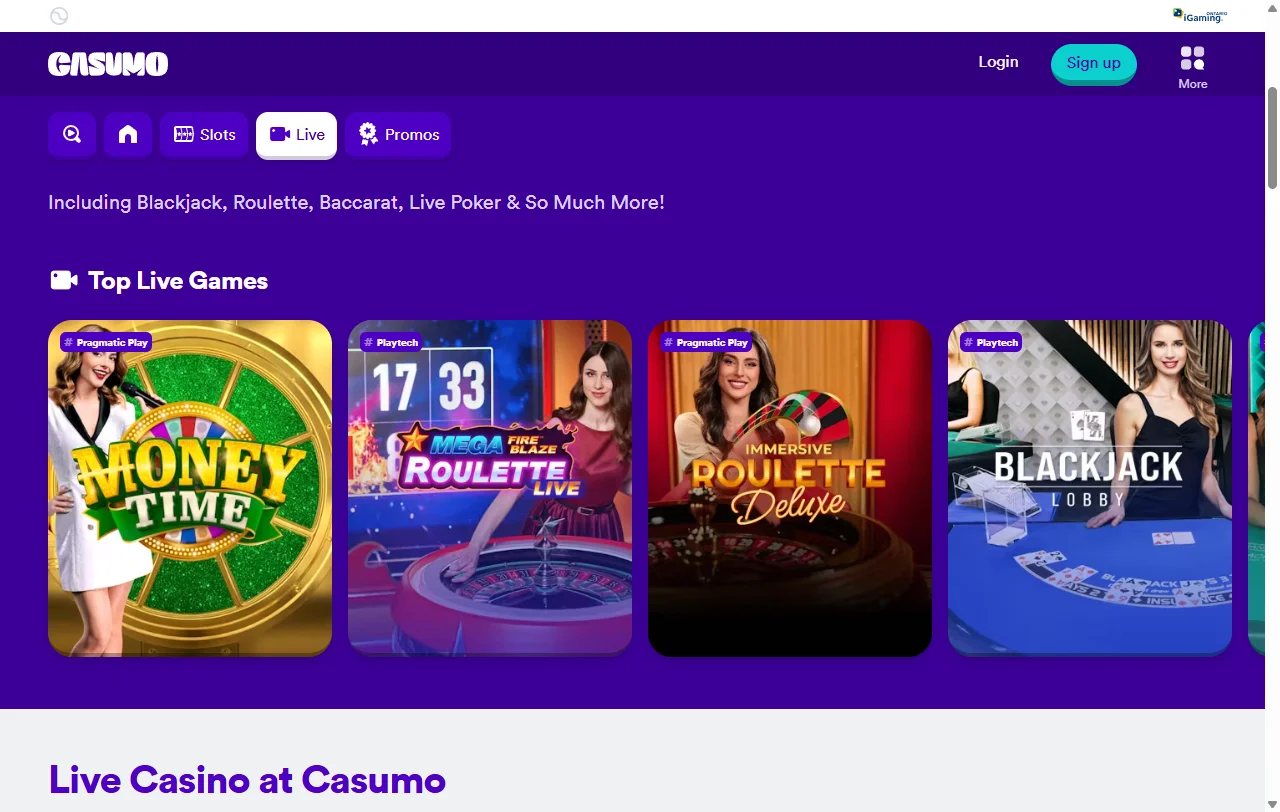 Casumo Casino juegos, tragamonedas y entretenimiento en línea