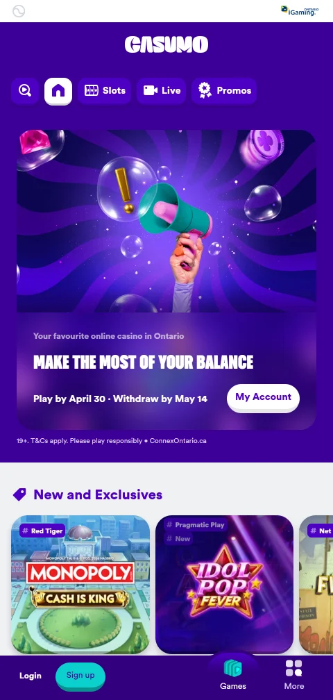 Casumo Casino experiencia móvil y acceso desde cualquier dispositivo