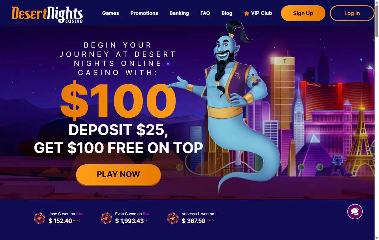 Desert Nights Casino análisis completo para jugadores peruanos