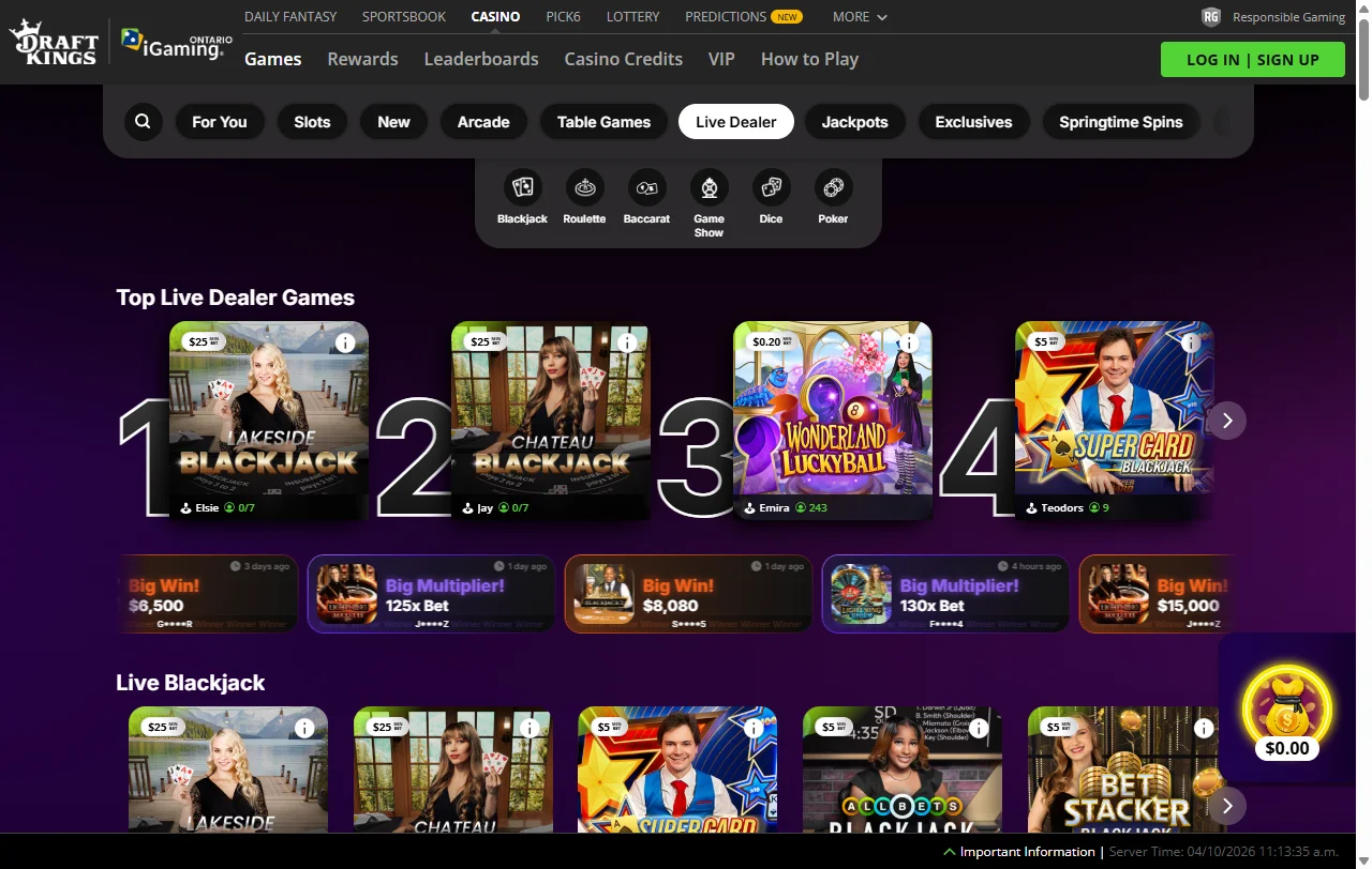 DraftKings Casino bonos, promociones y condiciones de bienvenida