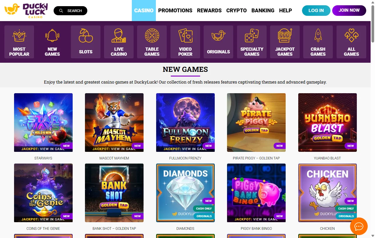 DuckyLuck Casino análisis completo para jugadores peruanos