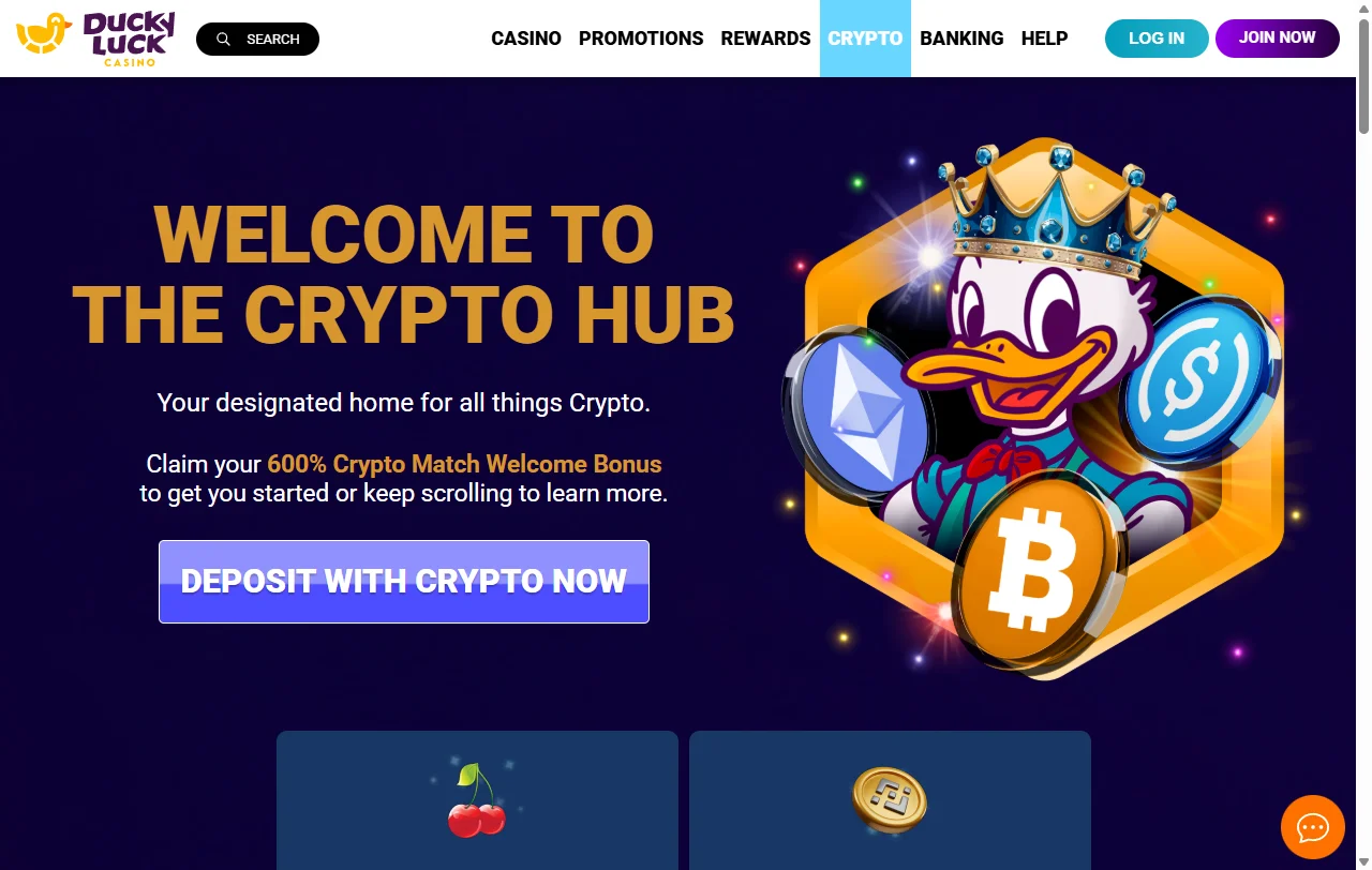 DuckyLuck Casino bonos, promociones y oferta de bienvenida