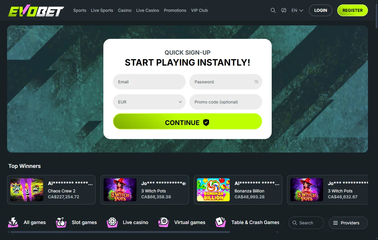 Evobet Casino análisis completo para jugadores peruanos