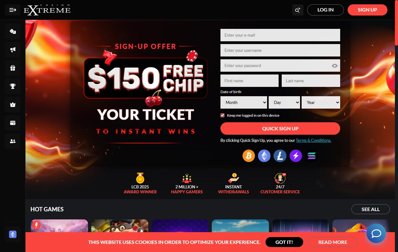 Extreme Casino review completa con pagos, juegos y soporte para Perú