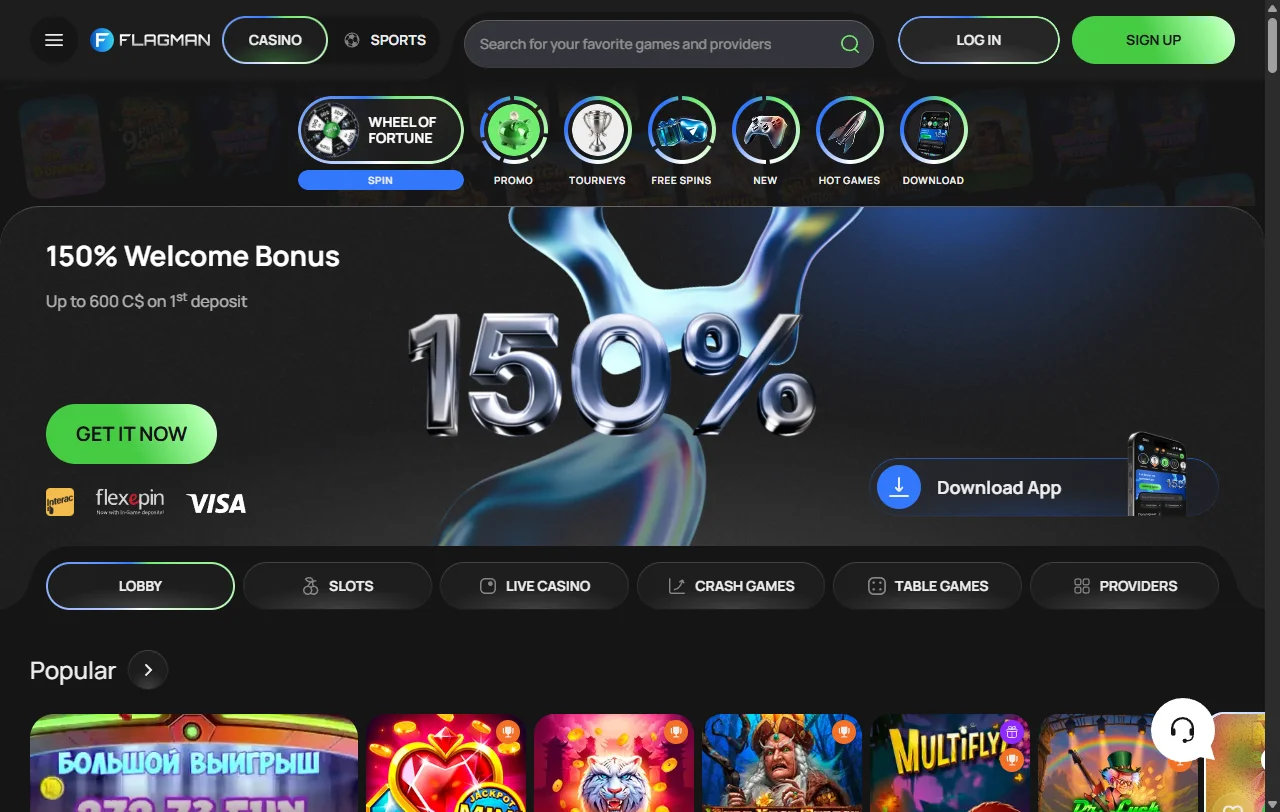 Flagman Casino análisis completo para jugadores de Perú