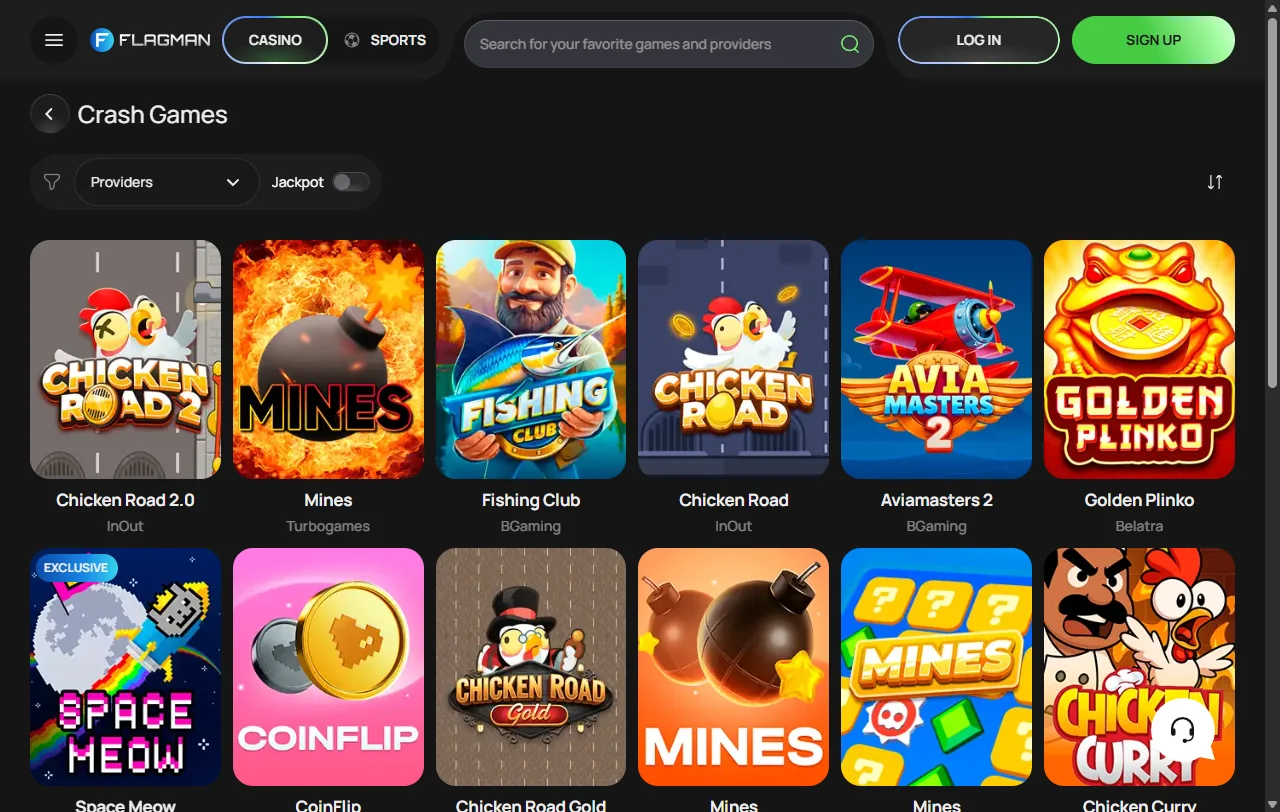Flagman Casino bonos de bienvenida y promociones