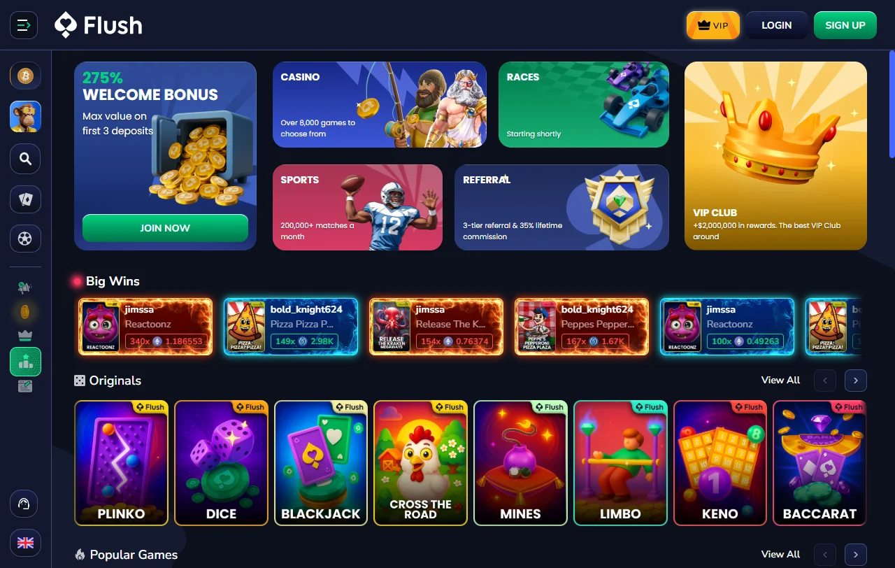 Flush Casino análisis completo para jugadores de Perú