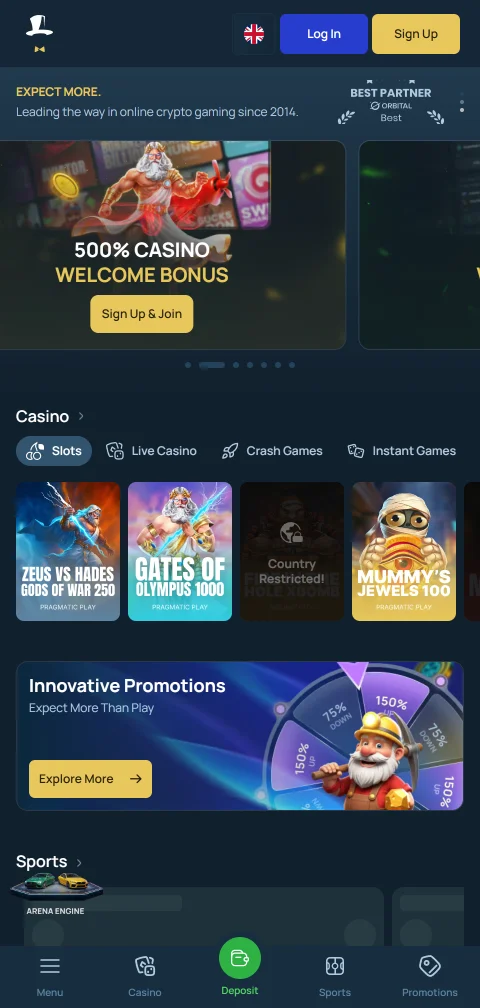FortuneJack Casino móvil y acceso desde Perú en navegador optimizado