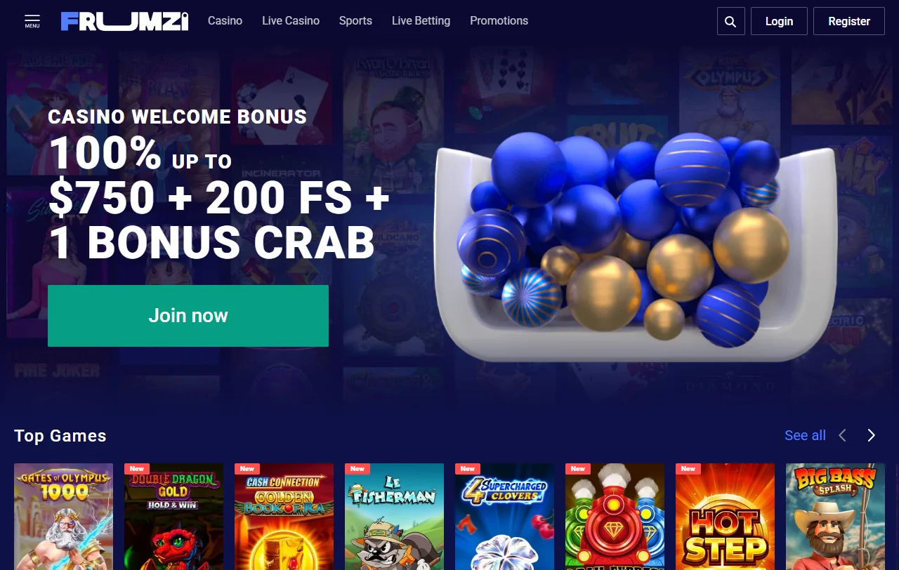 Frumzi Casino análisis completo para jugadores de Perú