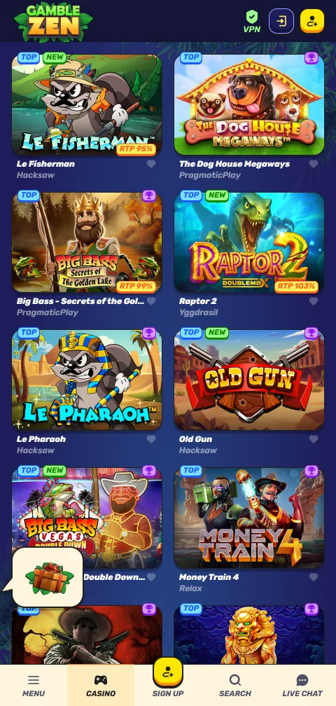 Gamblezen Casino seguridad, licencia y protección al jugador