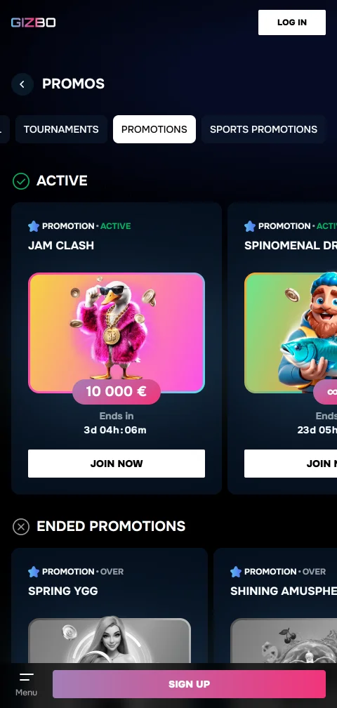 Gizbo Casino métodos de pago y retiros para Perú