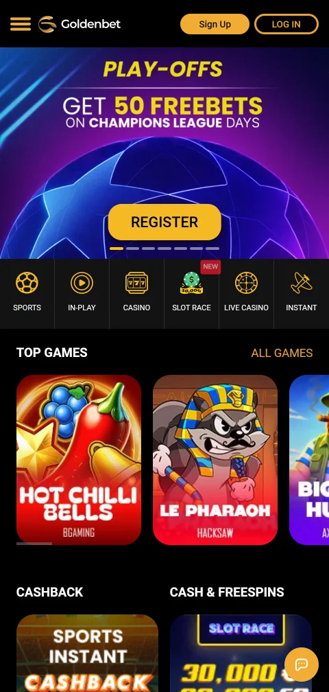 Experiencia móvil y acceso flexible en GoldenBet Casino