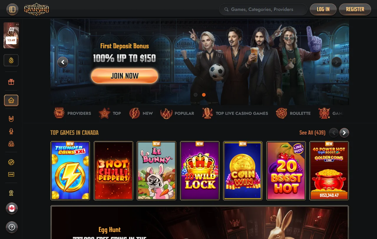 Gransino Casino análisis completo para jugadores de Perú
