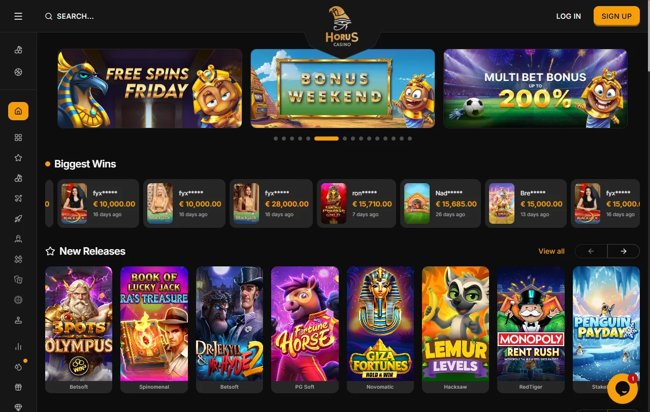 Horus Casino análisis completo para jugadores de Perú
