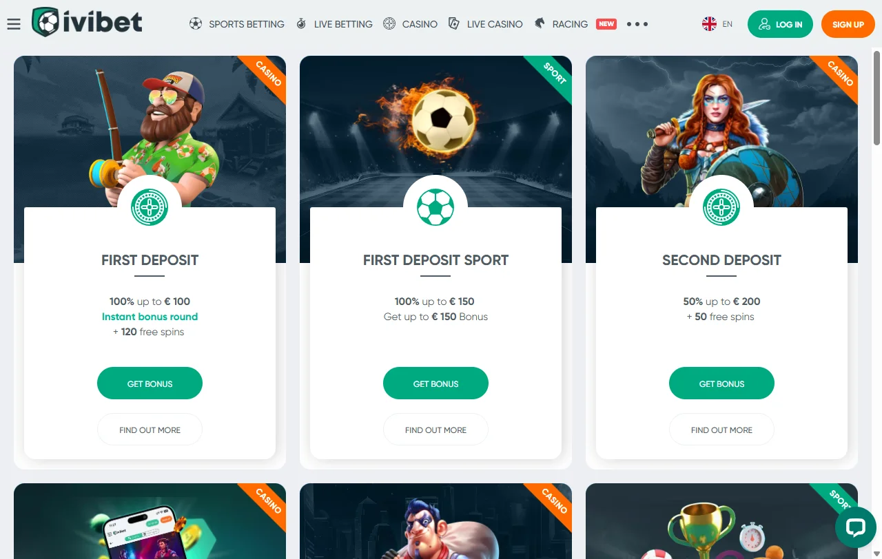 Ivibet Casino bonos, promociones y condiciones de bienvenida