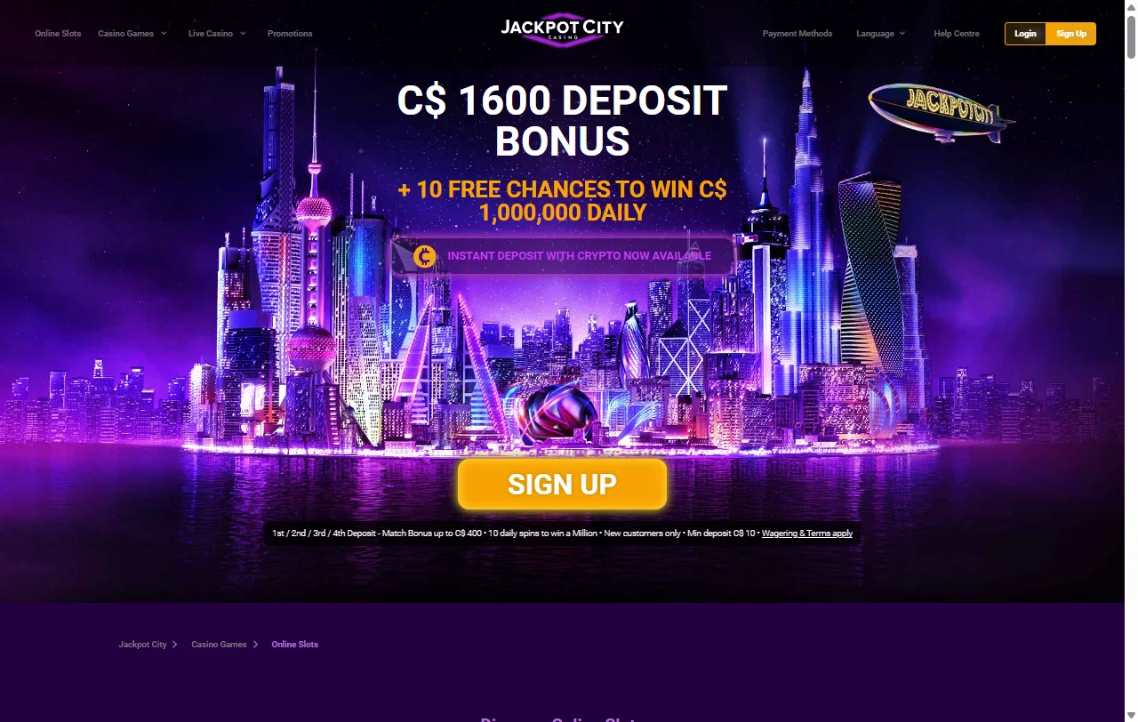 Jackpot City Casino análisis general para jugadores peruanos