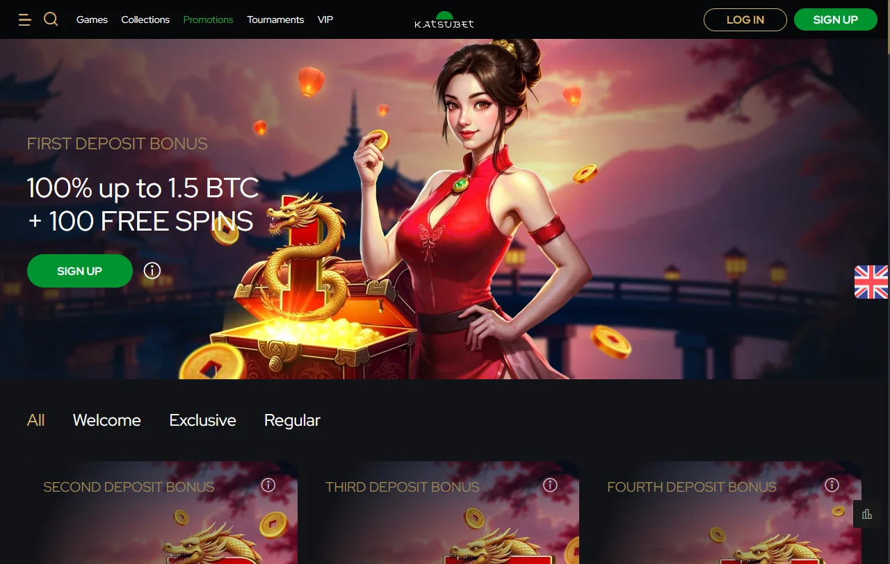 KatsuBet Casino juegos, tragamonedas y casino en vivo