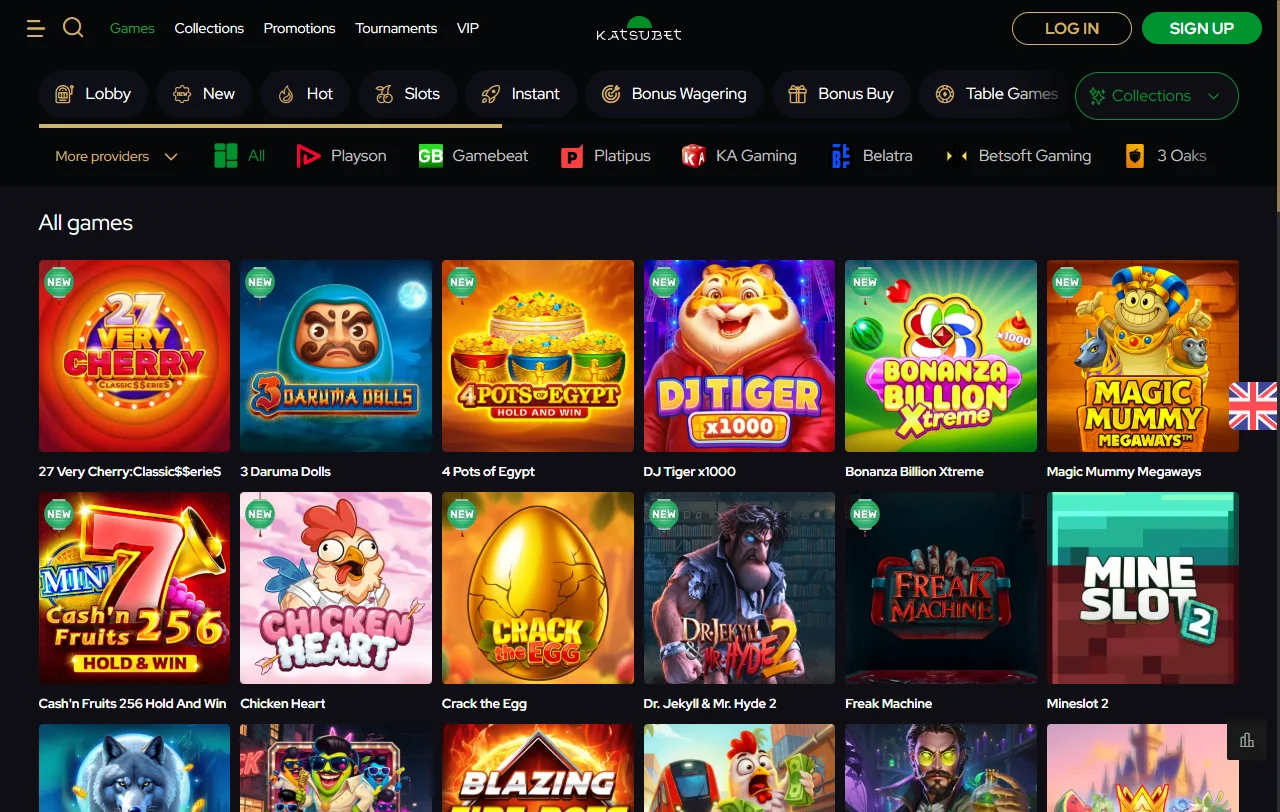 KatsuBet Casino bonos, promociones y ofertas de bienvenida