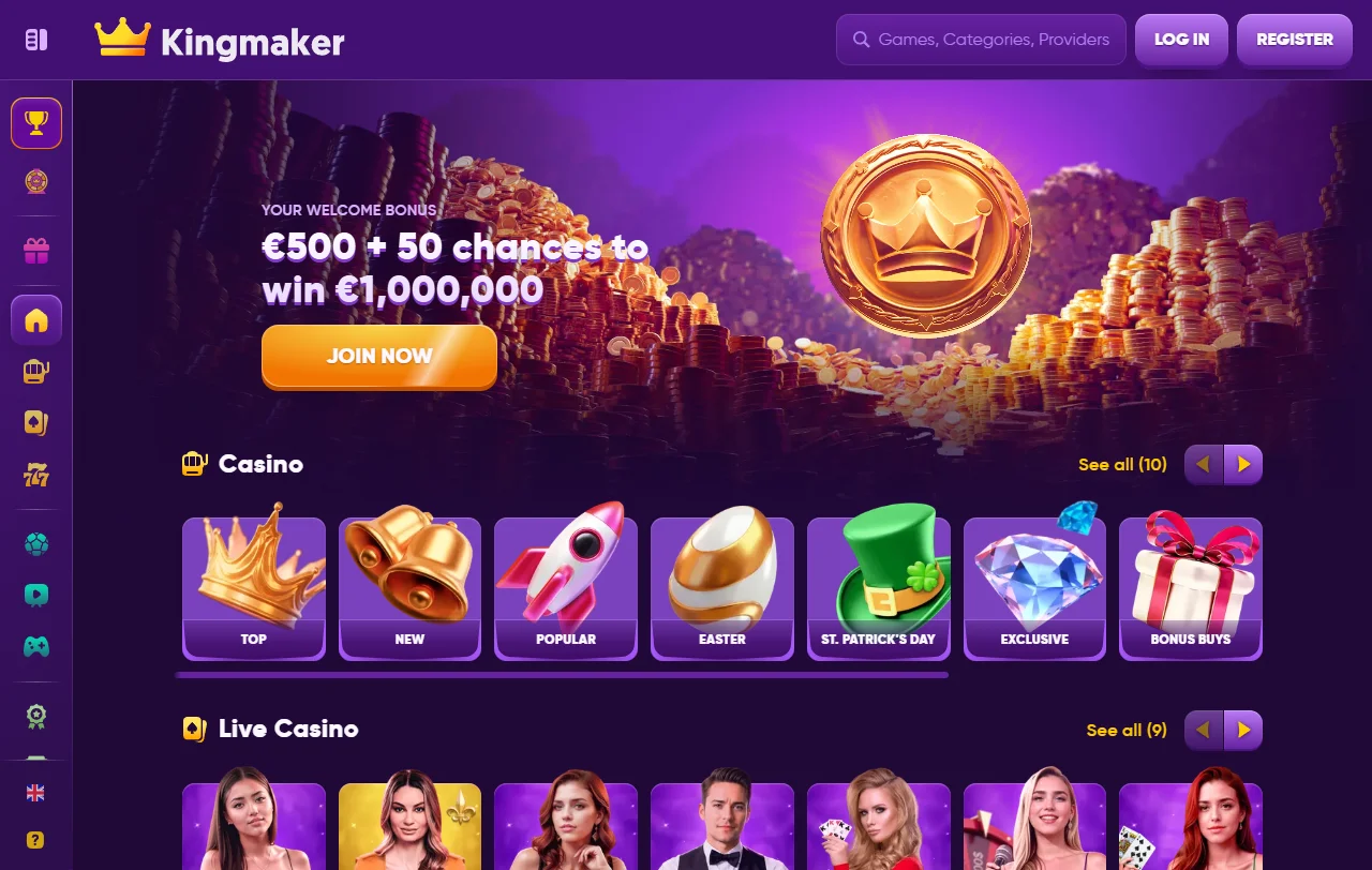 Kingmaker Casino análisis completo con foco en juegos y pagos