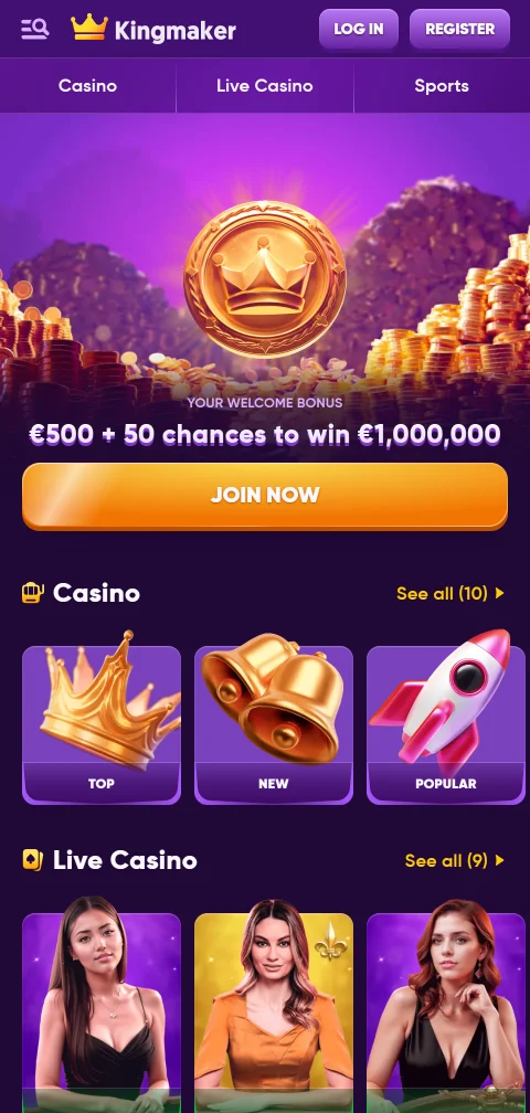 Kingmaker Casino experiencia móvil y acceso desde smartphone