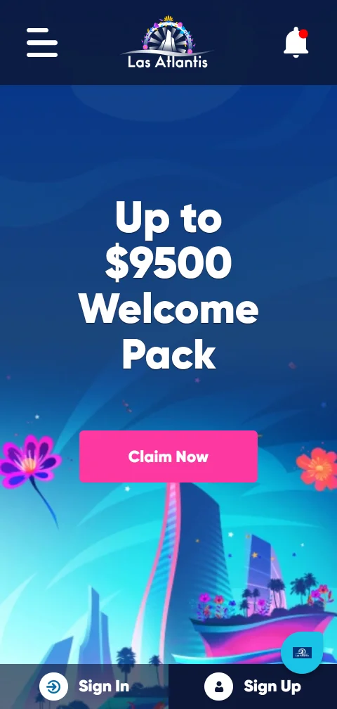 Las Atlantis Casino adaptado al juego móvil desde navegador