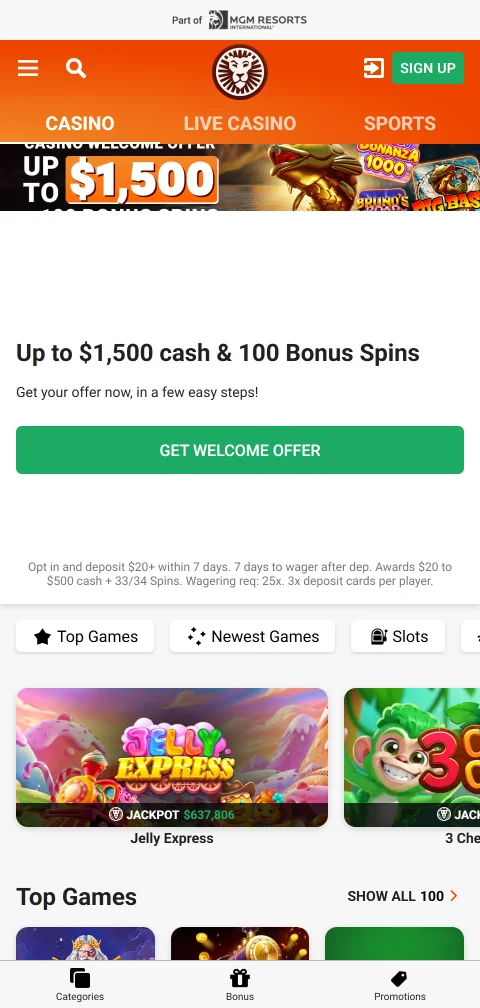 LeoVegas Casino adaptado a navegación móvil desde Perú