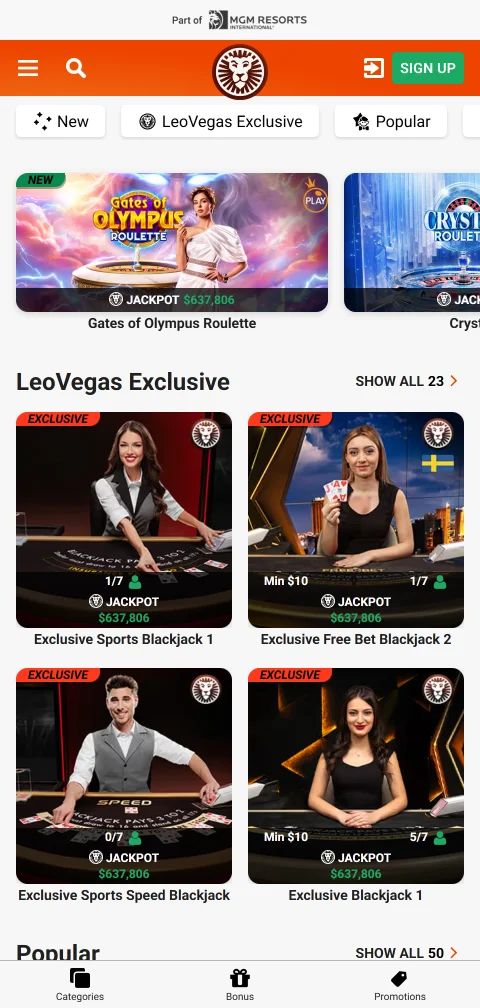 LeoVegas Casino con seguridad, licencia y juego responsable