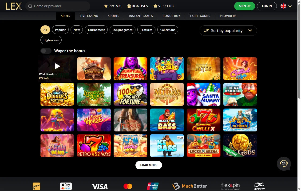 Lex Casino reseña sobre juegos, slots y entretenimiento online