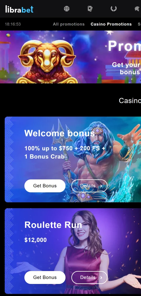 LibraBet Casino depósitos, retiros y métodos de pago