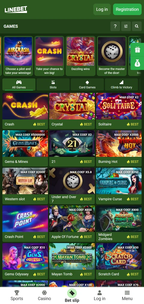 Linebet Casino en móviles con acceso fácil y adaptable