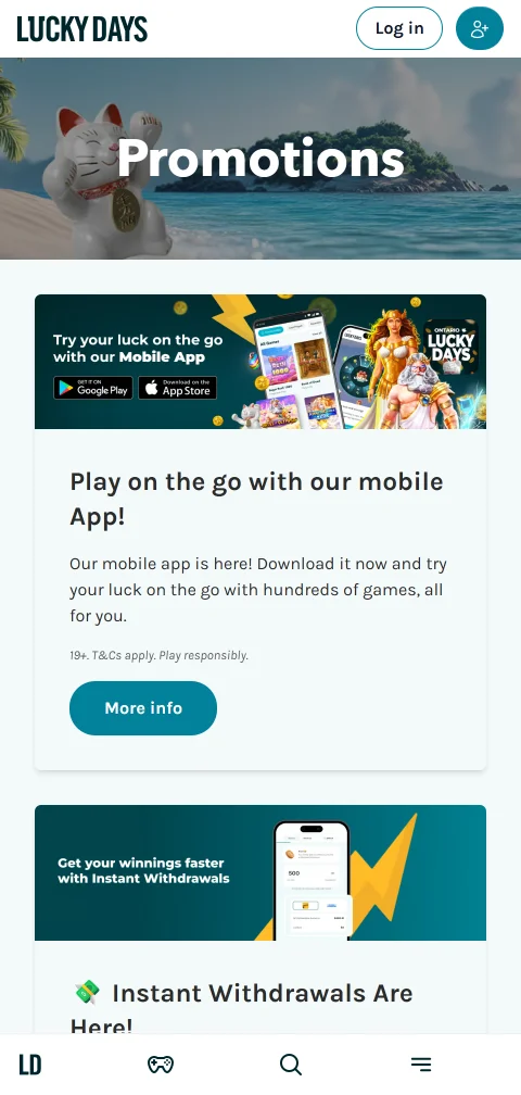 LuckyDays Casino seguridad y protección del jugador