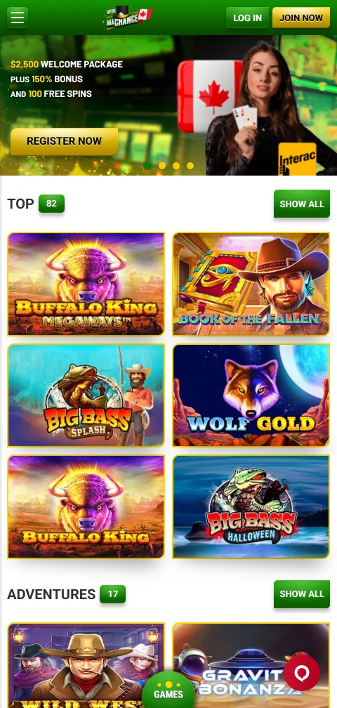 MaChance Casino móvil con acceso desde smartphone
