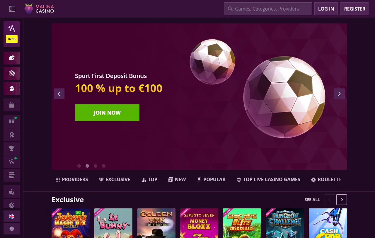 Malina Casino análisis general para jugadores de Perú