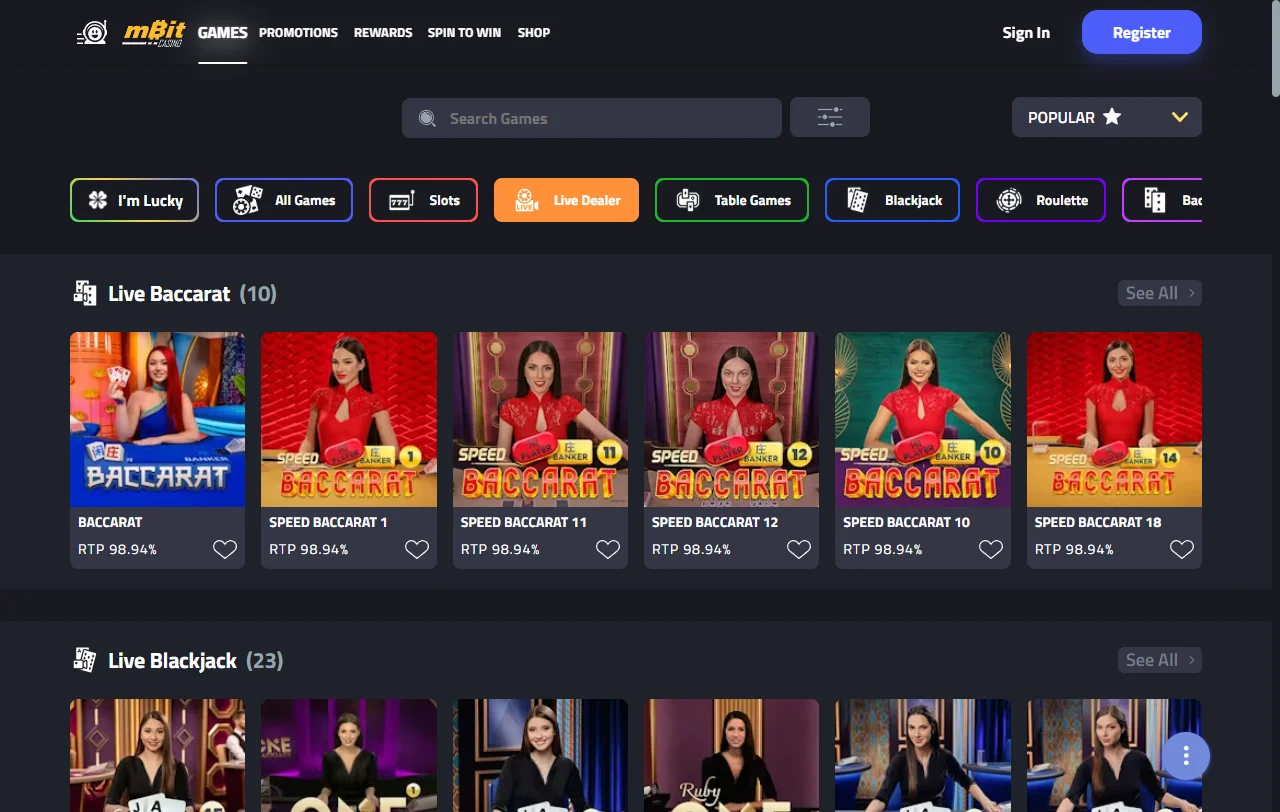 mBit Casino análisis completo para jugadores de Perú
