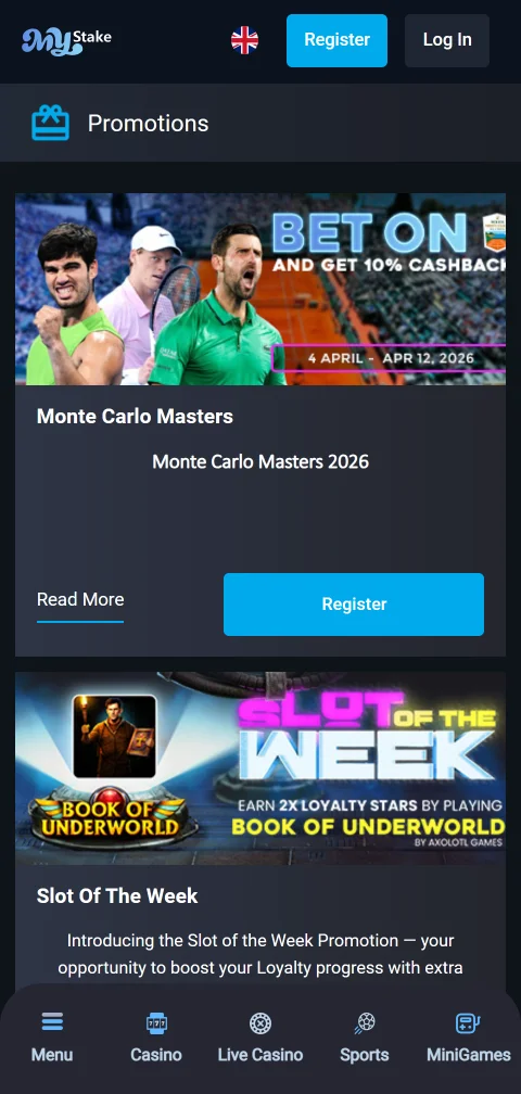MyStake Casino con licencia internacional y protección al jugador