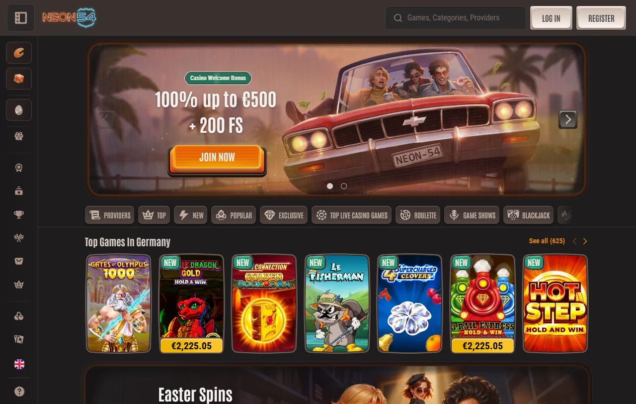 Neon54 Casino análisis completo para jugadores peruanos