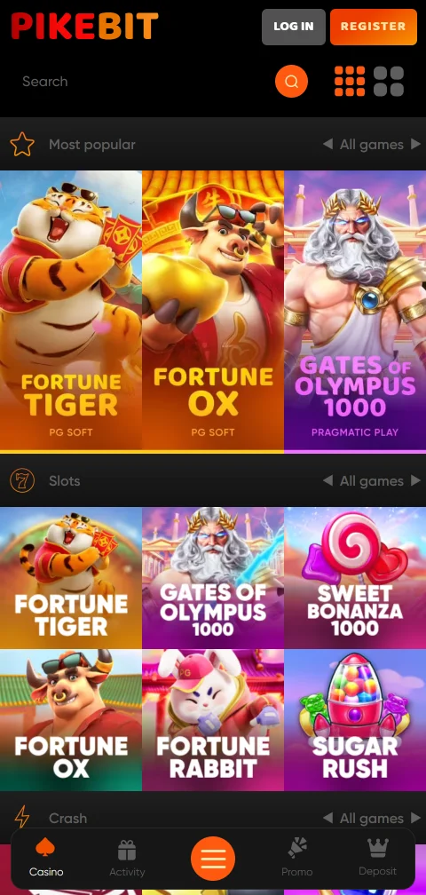 Pikebit Casino depósitos, retiros y métodos de pago disponibles